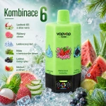 Aloe lychee led, růžový citron, černý rybíz led, máta – osvěžující VOPVOP příchutě