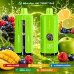 UZY Penta Flavor 10 in 1 500000 Puffs Disposable Vape, Mixed Fruit Green