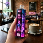 UZY SHISHA HOOKAH KING 120000 Crystal Design • Smart Screen • 120K Massive Puffs 6.Mixed berry