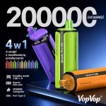 VopVop Quads Pro 200000 – jednorazowy e-papieros 4 smaki w 1 urządzeniu, zdjęcie główne produktu