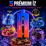 UZY 500K vape készülék 5 erőteljes ízzel – Red Bull Ice, citrom-cseresznye, Mr Blue, Black Dragon Ice, jeges kóla