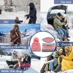 (Specjalna Oferta Na Boże Narodzenie!) Komplet Zimowy (Maska, Czapka, Szalik)