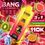 BANG LEGEND 110K 3v1 — Broskev Mango Meloun, Třešeň Cola & Marakuja Kiwi Limetka