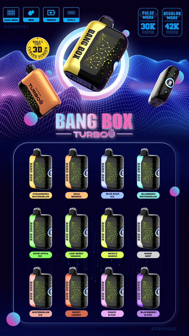 Bang Box TURBO 42000 puffs disposable starry sky electronic cigarette