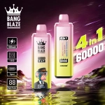 Bang Blaze® 60000 60 ezer szippantás 4 az 1-ben ízek legújabb eredeti újratölthető LCD kijelzős eldobható vape 2
