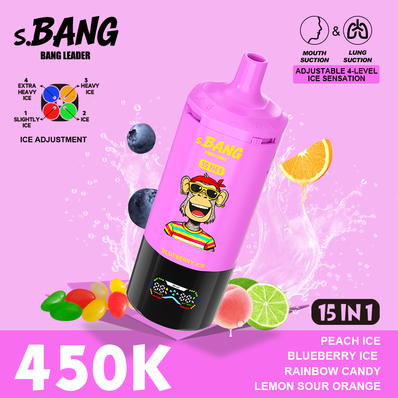 8.Bang Leader Stoll VAPE 450K 15 in 1 vape