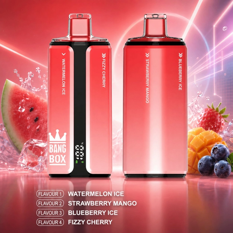 Bang Box 160000 Puffs Disposable, Watermelon Strawberry Mango Blueberry Cherry