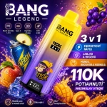 Bang Legend 110K Nabíjateľný Vape Energetický nápoj jablko hrozno mango broskyňa marhuľa
