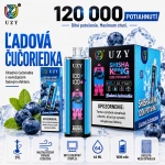 UZY Shisha Hookah King 120K DTL vape – príchuť ľadové bobuľové ovocie