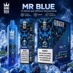 Mr Blue vape descartável mistura de frutos silvestres azuis refrescantes