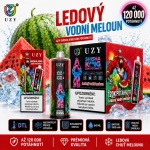 UZY Shisha Hookah King 120K Blueberry Raspberry vape příchuť borůvka malina