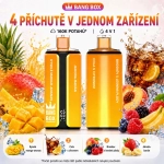 Bang Box 160 000 potahů 4v1 – Jahodové mango, jahodová vanilková cola, Blue Razz Ice a jahodové kiwi