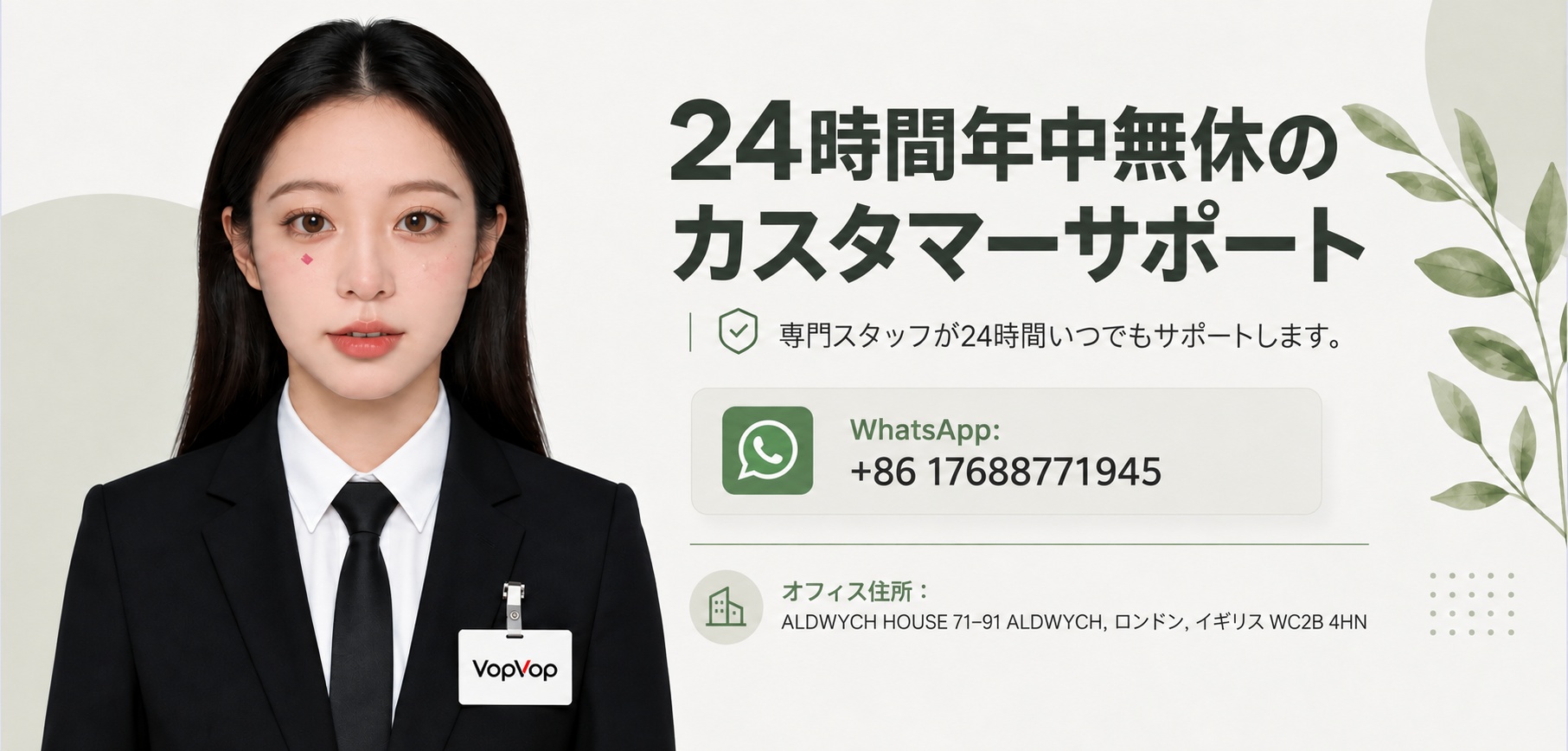 VOPVOP 法人・卸売B2Bパートナー