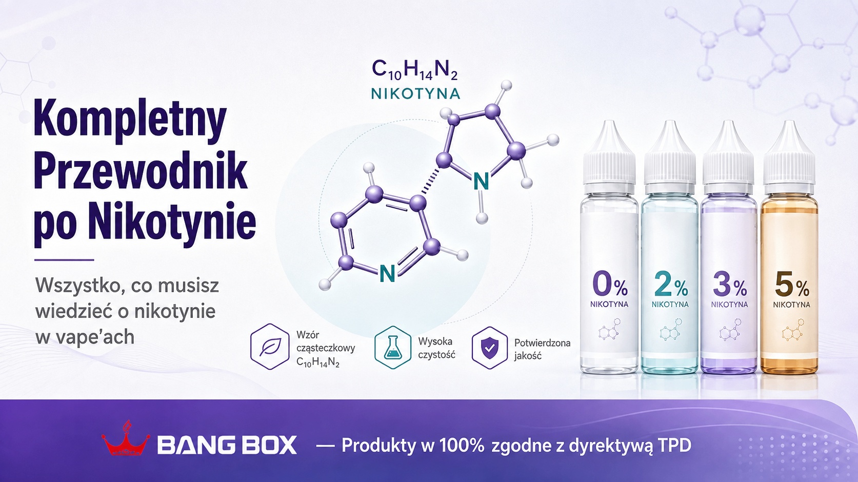 Nikotyna w e-liquidach - przewodnik Bang Box Polska