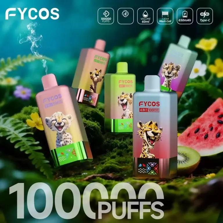 FYCOS-4-IN-1-100K-100000-Puffs-Quad-Flavor-Disposable-Vape-Wholesale-LED-Display-2