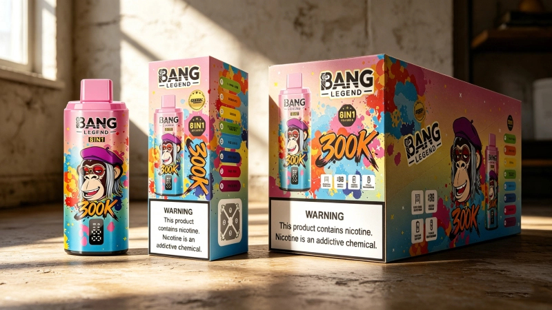Bang Legend 300K 8-in-1 Flavors Disposable Vape – Több ízű, 300 000 szippantásos élmény1. mamba+őszibarack mangó görögdinnye+energiaital+szőlő jég_2