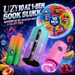 UZY 500K 10 az 1-ben többízes vape készülék – Penta Flavor rendszer, forgatható ízválasztás