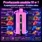 Seria smakowa UZY 500K z winogronem, truskawką, kiwi, arbuzem, Blue Rancher i Love 66