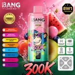 Bang Legend 8in1 300000 buchnięć jednorazowy e-papieros, różowy wielosmakowy