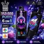 Bang Legend 150000 150.000 Puffs Vape Descartável, Sabor Uva