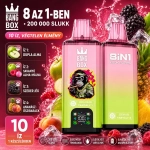 BangBox 200K eldobható vape – dupla alma, savanyú alma, málna és szeder fagylalt íz
