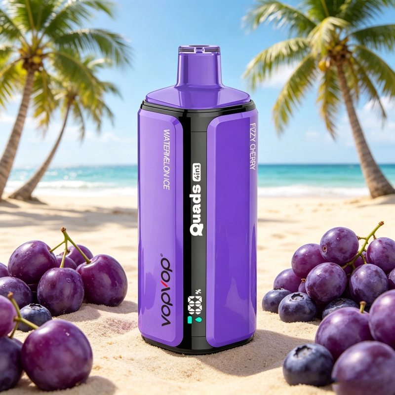 VOPVOP Quads 120K – 4 íz, 120K szippantás, rendkívül hosszú élettartamú vape Mojito + Mangó + Lady Killer + Rózsaszín Limonádé_2