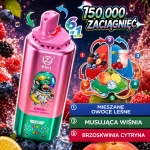 UZY 6in1 150000 zaciągnięć e-papieros jednorazowy, różowy owoce leśne