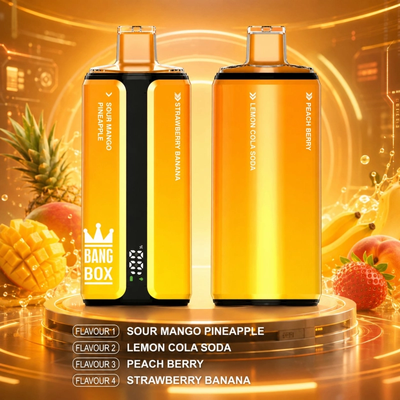 Bang Box 160000 Puffs Disposable Vape, Yellow Mixed Fruit Flavors