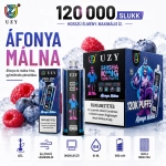Áfonya-málna – UZY Shisha Hookah King 120K vape bogyós gyümölcs mix áfonya és málna íz