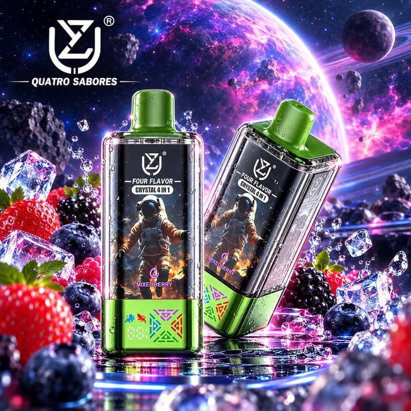 UZY Crystal 4 em 1 — Mixed Berry  100 000 Puffs