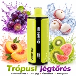 VOPVOP Quads 4 in 1 120K eldobható vape Trópusi jégtörés Szőlőrobbanás Licsi jég Őszibarack Kiwi guava Hungary tropical ice vape disposable