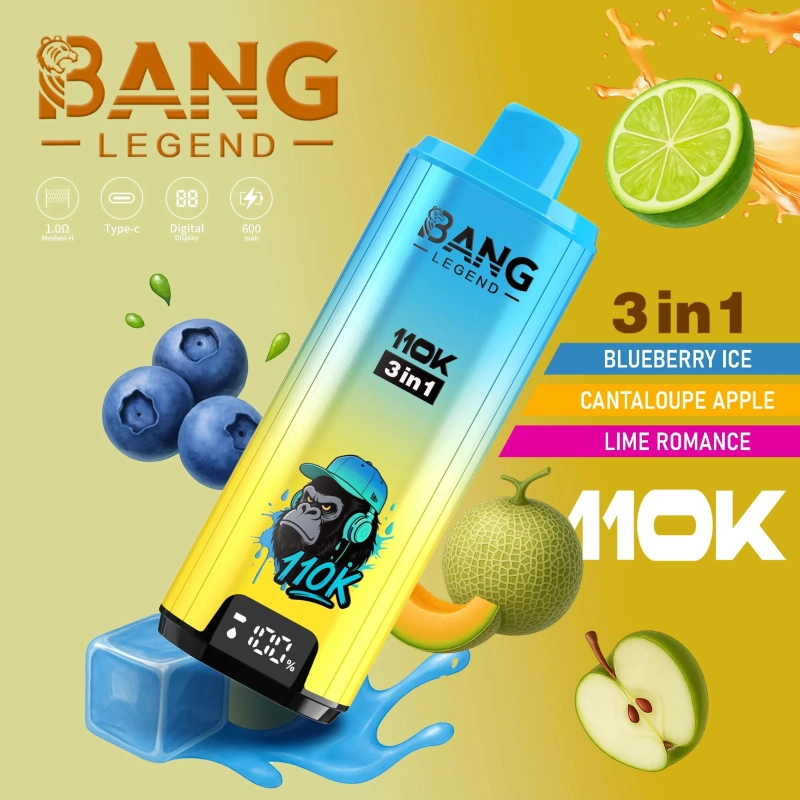 Bang Legend 110K Disposable Vape, 3 in 1 Flavors
