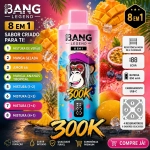 Bang Legend 300K 8 em 1 com Frescura de Verão, Manga, Gelo, Love 66 e Manga Ácida com Ananás