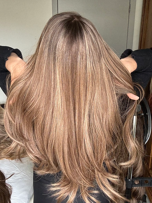 Flawless Long-Layered Hair Topper for Women - Natural Volume, Ultra-Thin Base, Instant Chic, Youthful Look