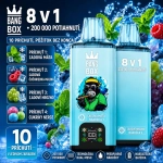 Bang Box 200K 8 v 1 príchuť Ľadová mäta čučoriedka malina hrozno Nerds cukríky Slovensko