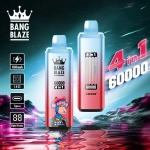 Bang Blaze® 60000 60 ezer szippantás 4 az 1-ben ízek legújabb eredeti újratölthető LCD kijelzős eldobható vape 2