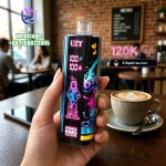 UZY SHISHA HOOKAH KING 120000 Crystal Design • Smart Screen • 120K Massive Puffs 5.Lady killa