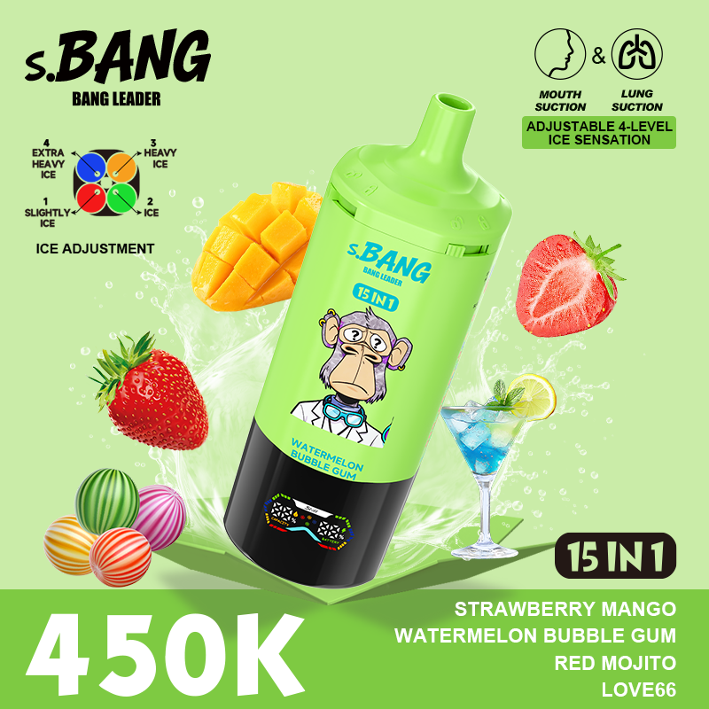12.Bang Leader Stoll VAPE 450K 15 in 1 vape