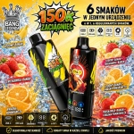 Bang Legend 150K 6 w 1 jednorazowy e-papieros – Banan Lód, Truskawka-Banan, Cytryna-Limonka