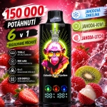Bang Legend 150K 6 v 1 – ledová jahoda, jahoda s kiwi a jahoda s liči