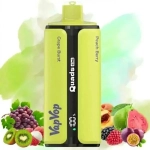 VapVop Quads 4in1 120000 slukk eldobható vape, szőlő és őszibarack bogyó ízek