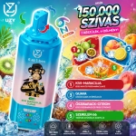 Kiwi–maracuja, guava és őszibarack–citrom frissítő ízű eldobható vape