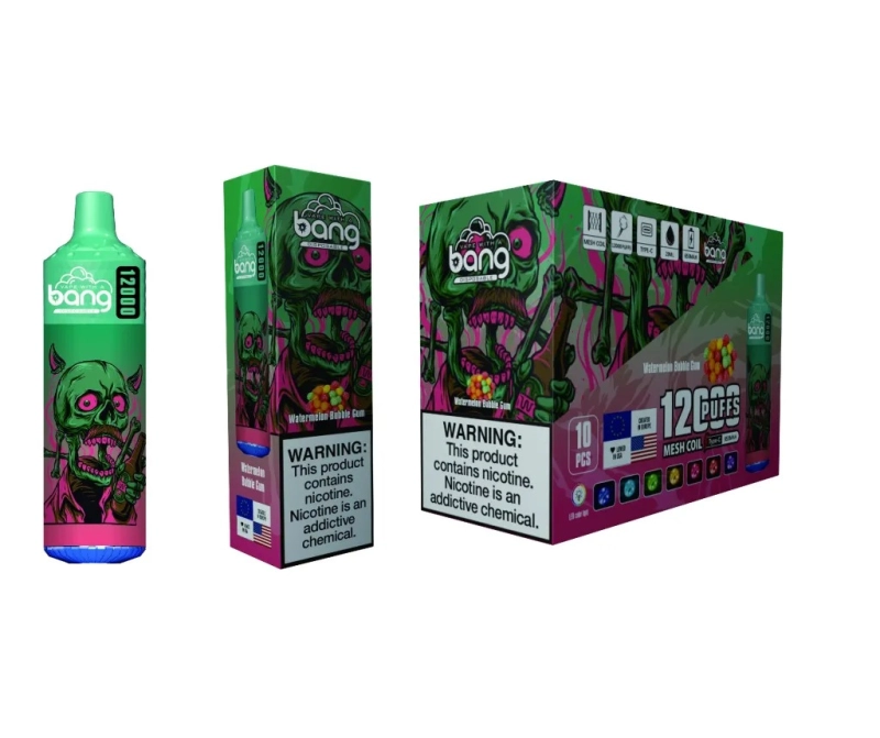 BANG 12000 Puffs 0% 2% 5% Low Nicotine Bulk Buy Rechargeable Disposable Vapes Pen Wholesale