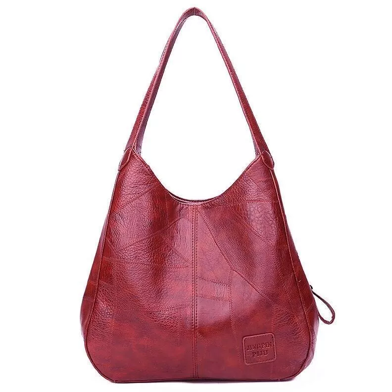 🔥Oferta especial🔥Bolsa de ombro feminina de grande capacidade em couro macio e retrô