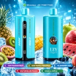 UZY Penta Flavor 10 in 1 500000 Puffs Disposable Vape, Light Blue Mixed Fruit