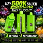 UZY 500K Penta Flavor 10 az 1-ben – vegyes bogyós gyümölcsök, citrom-lime, áfonya-málna, zöld alma és tripla mangó
