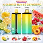 Bang Box 160k puffs vape recarregável sabores Portugal Limão-Lima, Morango gelado, Framboesa melancia, Manga pêssego