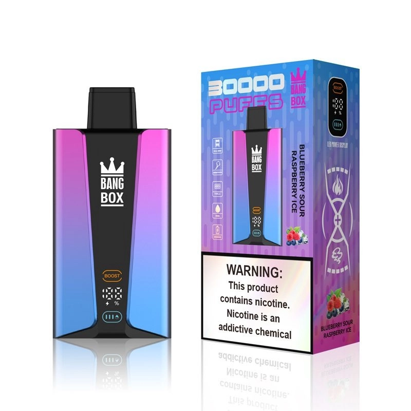 Bang Box e-cigarettes 30,000 puffs in 12 flavors 0% 2% 5%