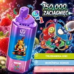 UZY 6 in 1 150000 zaciągnięć jednorazowy e-papieros, wielosmakowy