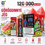 Kiwi-maracuja-guava – UZY 120K eldobható vape trópusi gyümölcs mix kiwi maracuja guava íz